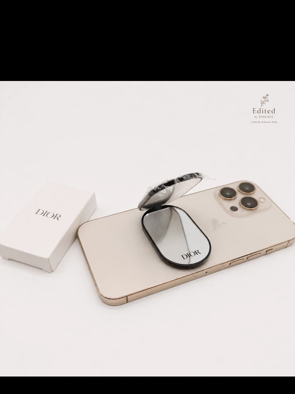 Dior Compact Phone Mirror Stand New In Box CD Logo + Gift Bag - Picture 5 of 9